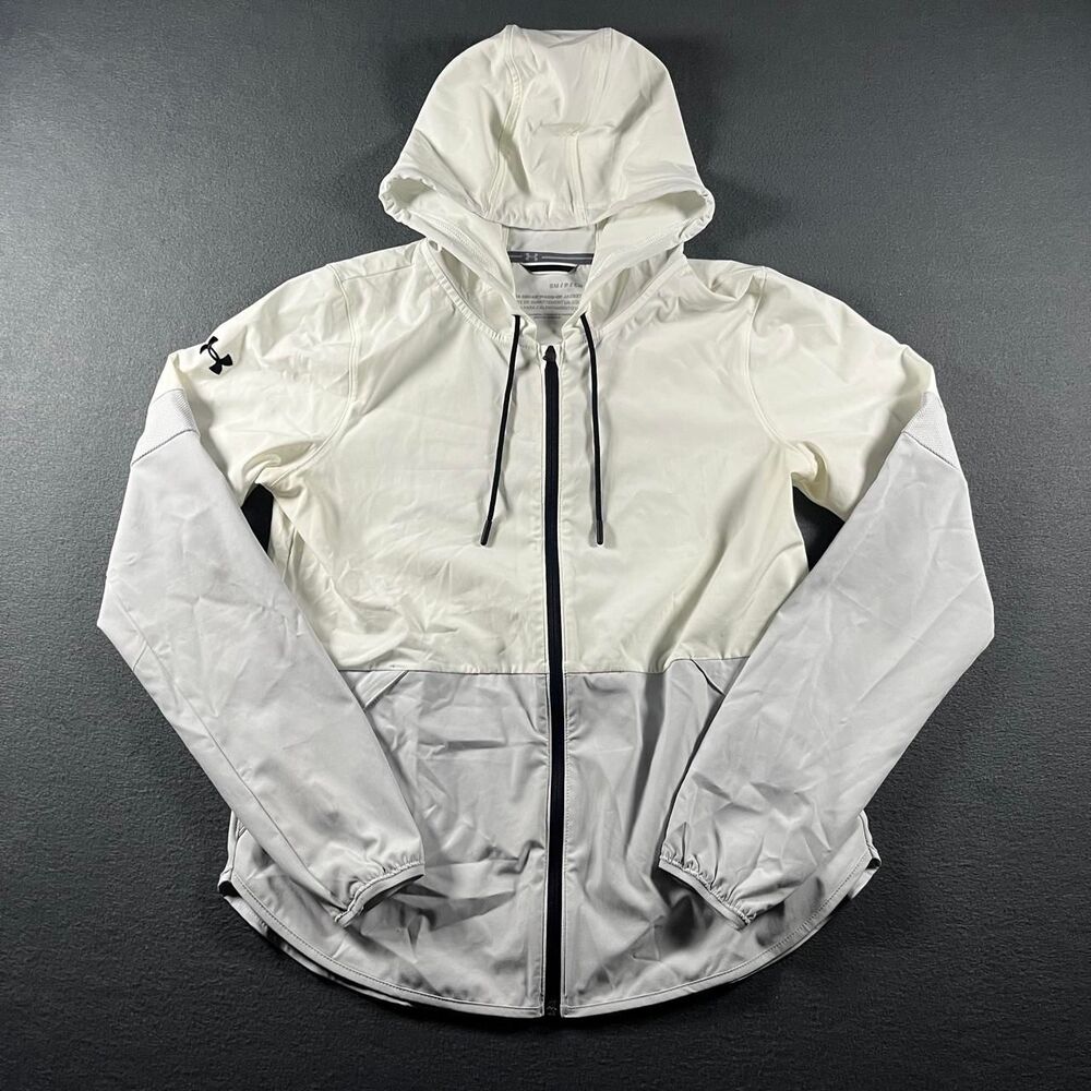 Under-armour Women's White and Grey Jacket